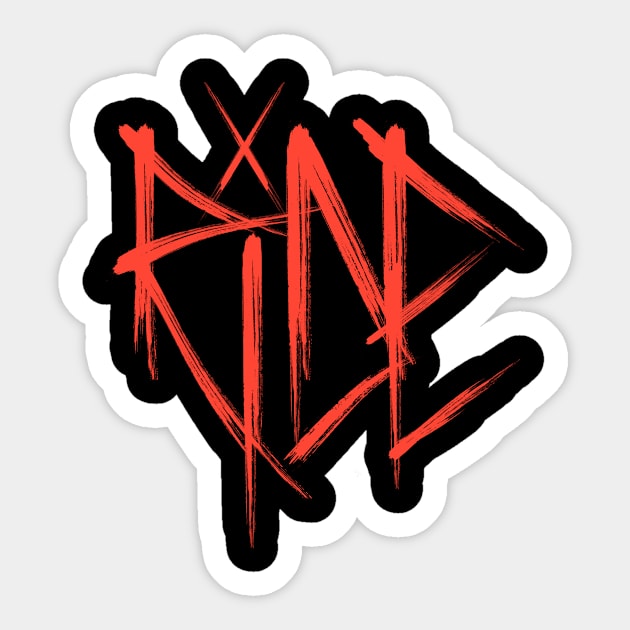 Ride Sticker by Bongonation